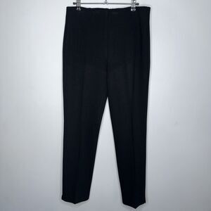 Chico’s Women’s Flat Front Pull On Ankle Pants Black Size O XS